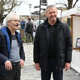 Zväčšiť fotografiu - Na trenčianskom hrade sa zastavil čas, hodinová veža prechádza rekonštrukciou