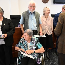 Zväčšiť fotografiu - Na župnom úrade vyzdvihli dôležitosť protifašistického odboja - DSC_9082