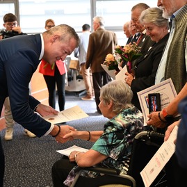 Zväčšiť fotografiu - Na župnom úrade vyzdvihli dôležitosť protifašistického odboja - DSC_9085