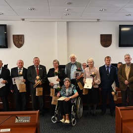 Zväčšiť fotografiu - Na župnom úrade vyzdvihli dôležitosť protifašistického odboja - DSC_9095