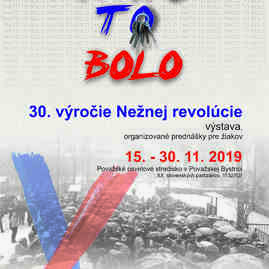 Novembrové udalosti roku 89 si pripomenú aj organizácie v pôsobnosti župy - PL.