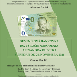 Zväčšiť fotografiu - Oddnes je v predaji suvenírova eurobankova alexandra dubčeka - Alexander_Dubcek_bankovka_