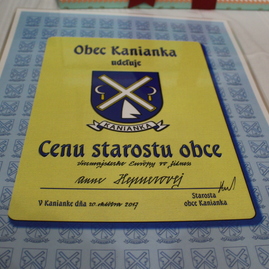 Počas slávnostného galavečera si ocenenie odnieslo 6 výnimočných osobností obce kanianka - IMG_4989
