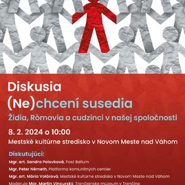 Zväčšiť fotografiu - Pozývame na diskusiu o (ne)chcených susedoch - Diskusia