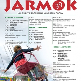 Trenčiansky kraj bude počas dní európskeho kultúrneho dedičstva žiť najmä tradičnými jarmokmi - 201808161024490.plagat-jarmok2018