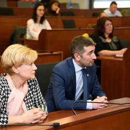 Trenčiansky kraj má vlastného koordinátora pre kultúru, novú výzvu na pôde župy predstavila osobne ministerka kultúry - 20190305_TSK_ministerka_Lassakova_020w