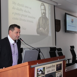 V sídle trenčianskej župy predstavili štúra tradične i netradične - Seminar l. stur tsk 17.06.2015 3 