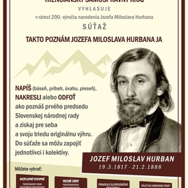 Velikán slovenskej histórie jozef miloslav hurban by dnes oslávil 202. narodeniny - Plagat