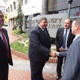 Pracovné rokovanie zástupcov trenčianskeho samosprávneho kraja a rady zlínskeho kraja - DSC02410