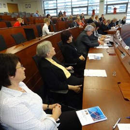 Pracovné rokovanie zástupcov trenčianskeho samosprávneho kraja a rady zlínskeho kraja - DSC02431