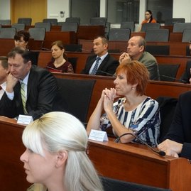 Pracovné rokovanie zástupcov trenčianskeho samosprávneho kraja a rady zlínskeho kraja - DSC02437