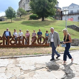 Zväčšiť fotografiu - Ronald weiser sa po rokoch opäť vrátil na trenčiansky hrad