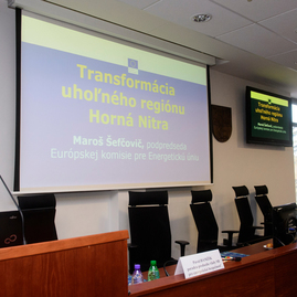Budúci týždeň sa uskutoční ďalšie z pracovných stretnutí k transformácii regiónu hornej nitry - 20180205_TN_TSK_Sefcovic_001