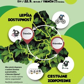Zväčšiť fotografiu - Enviro aktivity z dielne župy pokračujú, modré autobusy dnes vozia cestujúcich za 10 centov - plagat_tyzdenMobility_2022_FINAL