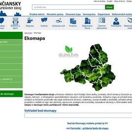 Zväčšiť fotografiu - Krajská ekomapa má prvé narodeniny! - ekomapa po roku
