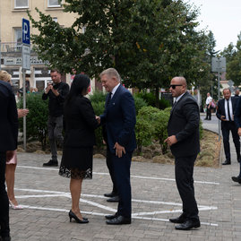 Zväčšiť fotografiu - Premiér sa vrátil do handlovej skontrolovať napredovanie transformácie regiónu - 20240906_HANDLOVA_36w