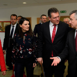 Tsk aktívne pracuje na akčnom pláne transformácie pre hornú nitru, spúšťa zber projektových zámerov - 20180205_TN_TSK_Sefcovic_004