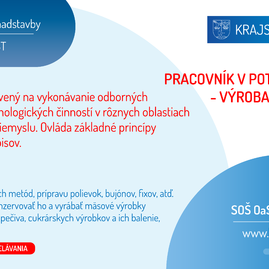 Zväčšiť fotografiu - Kraj chce prilákať žiakov na nedostatkové odbory - KŠ_H_pracovník v potravinárstve-01