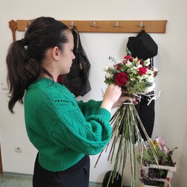Zväčšiť fotografiu - Naša odborná škola vychováva talenty v aranžovaní kvetín