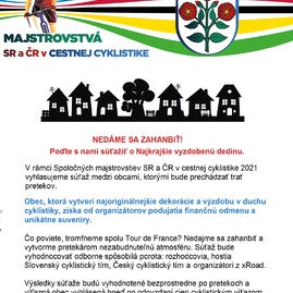 Zväčšiť fotografiu - Nezabudnite, slovenské a české hviezdy cyklistiky u nás v kraji už tento víkend! - Zdroj_majstrakcc2021.sk 3