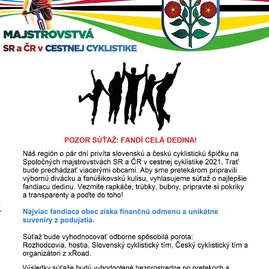 Zväčšiť fotografiu - Nezabudnite, slovenské a české hviezdy cyklistiky u nás v kraji už tento víkend! - Zdroj_majstrakcc2021.sk 6