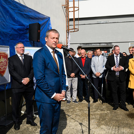 Zväčšiť fotografiu - Pilotná hokejová akadémia v trenčíne ide príkladom, radosť neskrýva ani szľh - 20191011_TSK_Pellegrini_061w