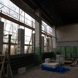 Zväčšiť fotografiu - Práce na moderných dielňach napredujú - 20230310_TSK_021w