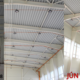 Práce na rekonštrukcii soš e. belluša v trenčíne a výstavbe telocvične športového gymnázia finišujú. akými zmenami od minulého roka prešli? pozrite sa sami! - sportove gymnazium trencin