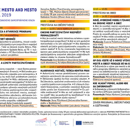 Projekt participatívne rozpočty v praxi otvorí zaujímavé témy v oblasti participácie - program_10102019