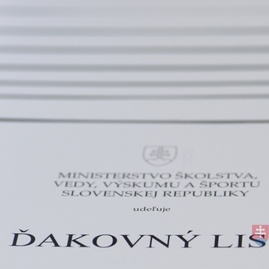Traja pedagógovia župných škôl ocenení ministerstvom školstva, vedy, výskumu a športu slovenskej republiky - 57453