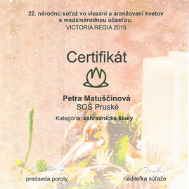 Tsk mal svoje zastúpenie na súťaži v aranžovaní kvetov - 01