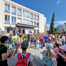 Zväčšiť fotografiu - Týždeň paralympijského športu v kraji vyvrcholil župnou paralympiádou - 20230628_093807