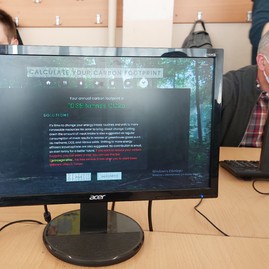 Zväčšiť fotografiu - Učitelia novomestskej spš na pracovnom stretnutí v turecku - vypocet uhlikovej stopy
