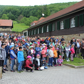 Úsmev na detských tvárach, prekrásna príroda, zver a poľovníci. aj taký bol deň lesnej pedagogiky. - IMG_5453