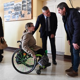 Zväčšiť fotografiu - Už aj tri novomestské župné školy sú pripravené vzdelávať deti s hendikepom