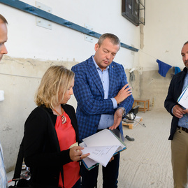 Zmodernizovanú telocvičňu na strednej odbornej škole v starej turej budú môcť žiaci využívať už v tomto roku - 20190904_TSK_skoly_025w
