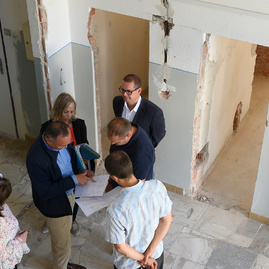Zmodernizovanú telocvičňu na strednej odbornej škole v starej turej budú môcť žiaci využívať už v tomto roku - 20190904_TSK_skoly_036w