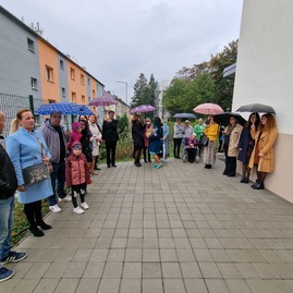Zväčšiť fotografiu - Centrum sociálnych služieb kolonka má nové logo - 20221014_143117