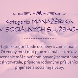 Zväčšiť fotografiu - Viac ako práca, župa opäť ocení zamestnancov v sociálnych službách - SOC_kat manažér_23-01