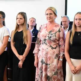 Zväčšiť fotografiu - Kraj ocenil talentovaných žiakov za úspechy dosiahnuté na medzinárodnej úrovni
