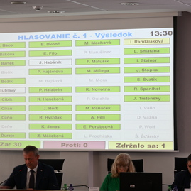 Zväčšiť fotografiu - Poslanci schválili 1. zmenu rozpočtu, najviac financií pôjde do oblasti zdravotníctva - DSC_8008