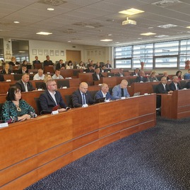 Zväčšiť fotografiu - V. zasadnutie zastupiteľstva tsk - 20230515_133541