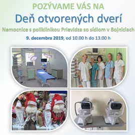 Deň otvorených dverí bojnickej nemocnice už v pondelok! - Bez názvu
