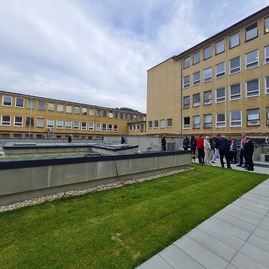 Zväčšiť fotografiu - Diagnostické centrum považskobystrickej nemocnice tesne pred dokončením - 20210907_083752