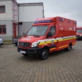 Zväčšiť fotografiu - Laboratórne testovanie na koronavírus funguje oddnes aj v trenčíne - Zdroj_FB Prezidium hasicskeho zboru