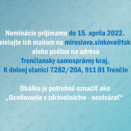 Zväčšiť fotografiu - Opäť hľadáme výnimočných zdravotníkov! - Oceňovanie zdravotníkov 22_pošli-01