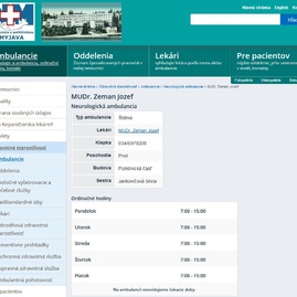 Pacienti na myjave môžu od začiatku mája využívať služby nového neurológa - dfsdfds