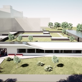 Zväčšiť fotografiu - Pred 60 rokmi otvorili v bojniciach nemocnicu - vizualizacia urgentneho prijmu