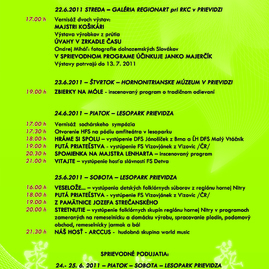 26. hornonitrianske folklórne slávnosti - Programovy plagat folklorky 2011 a2