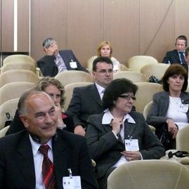Zástupcovia TSK Mgr. Hubinský a Dr. Maliariková v auditóriu